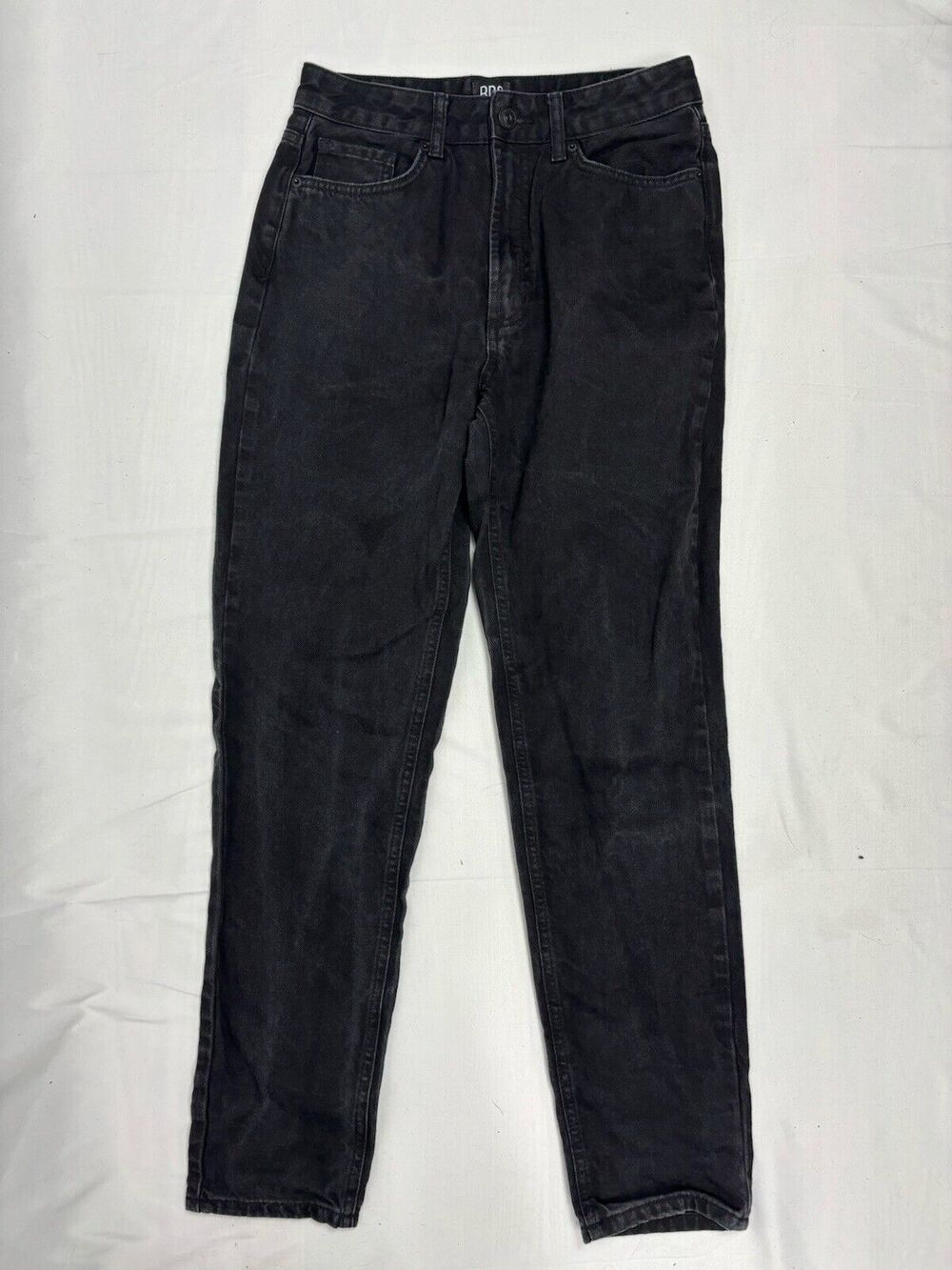 BDG by Urban Outfitters Mom High Rise Faded Black Jeans Size 27 Streetwear